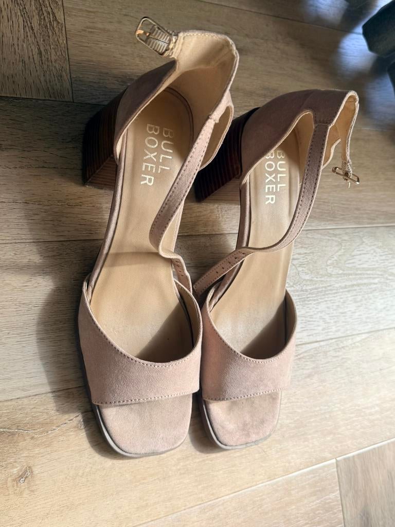 Open schoenen met hak van 7cm, Ophalen, Zo goed als nieuw, Schoenen met hoge hakken, Roze
