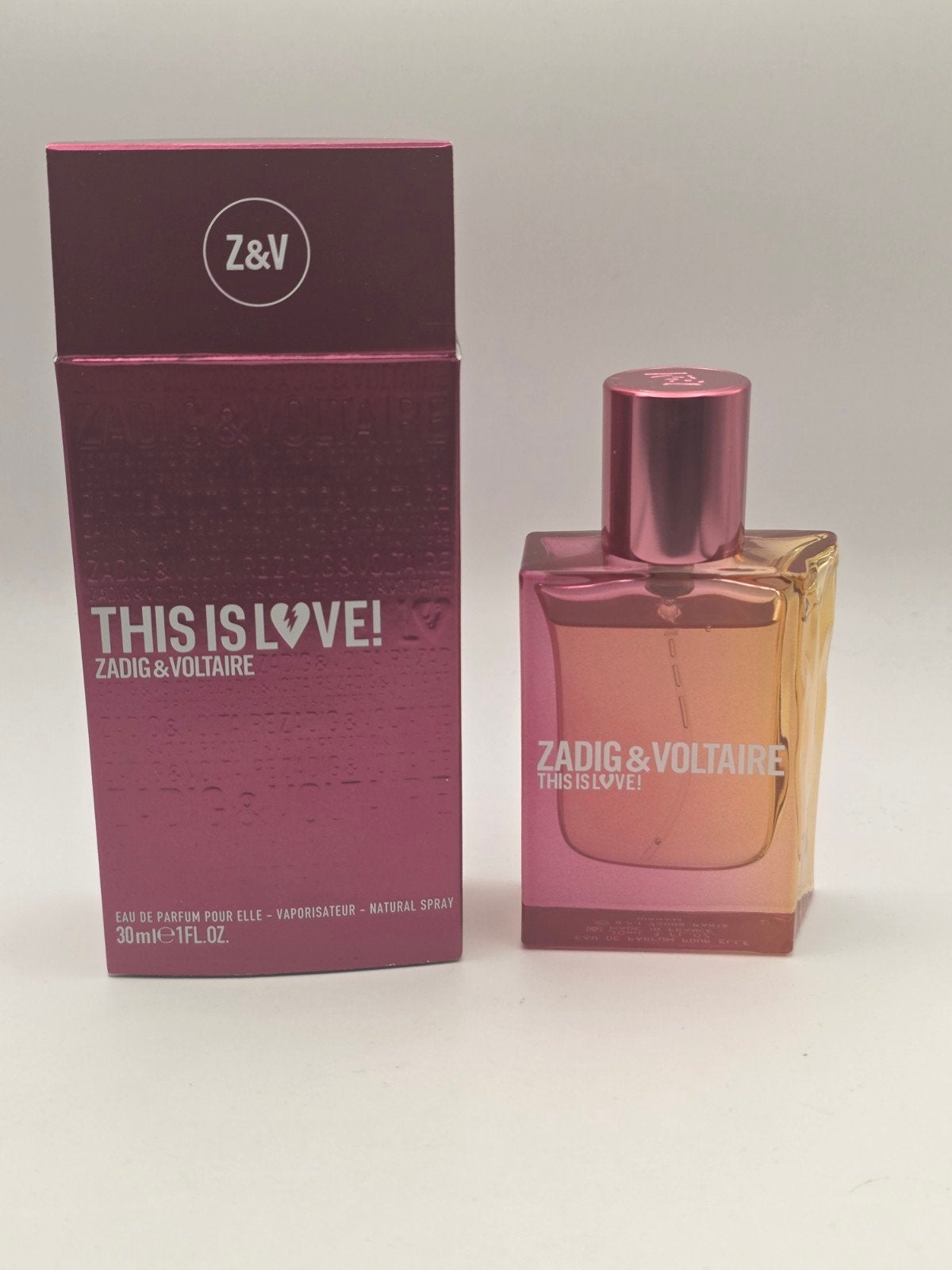 Zadig & Voltaire This Is Love Femme EDP 30ML, Ophalen of Verzenden, Zo goed als nieuw