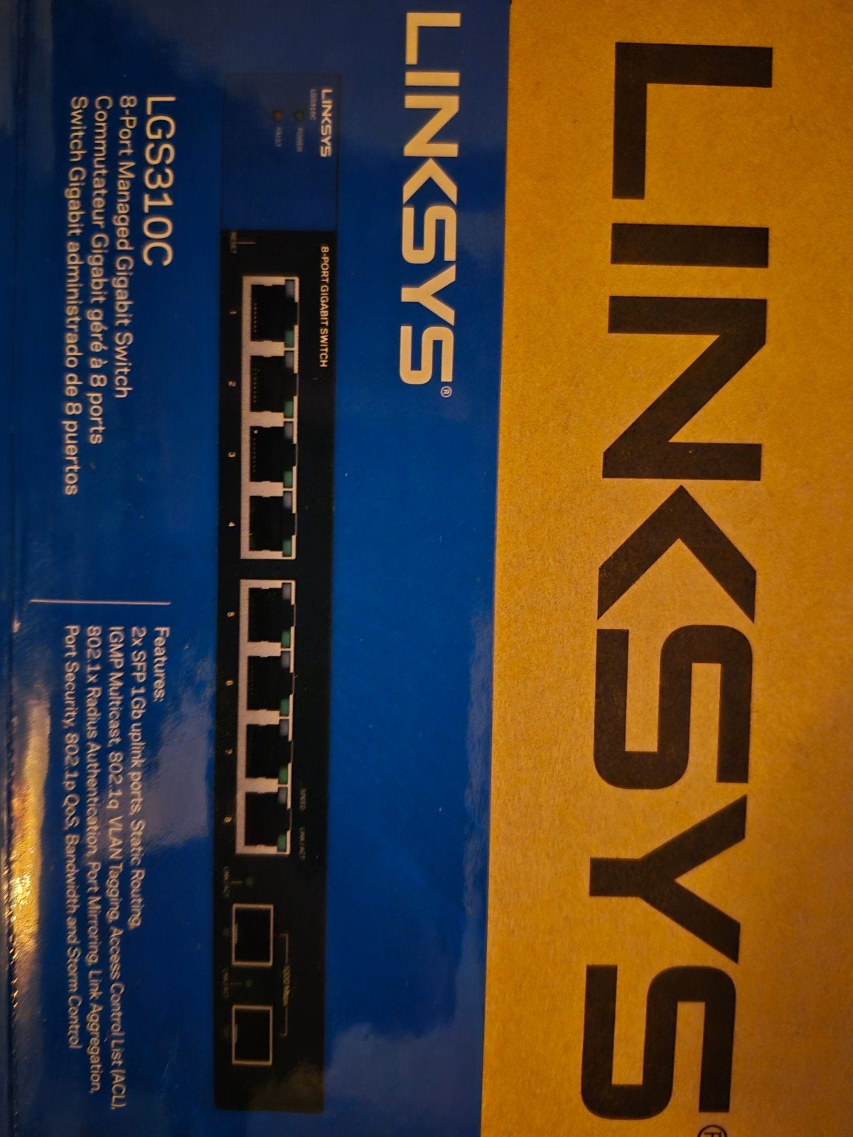 Linksys LGS310C 8-poorts Gigabit Switch NIEUW IN DOOS, Ophalen, Nieuw