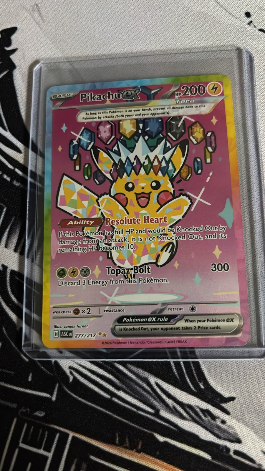 Pikachu sir 277, Ophalen of Verzenden, Zo goed als nieuw, Losse kaart