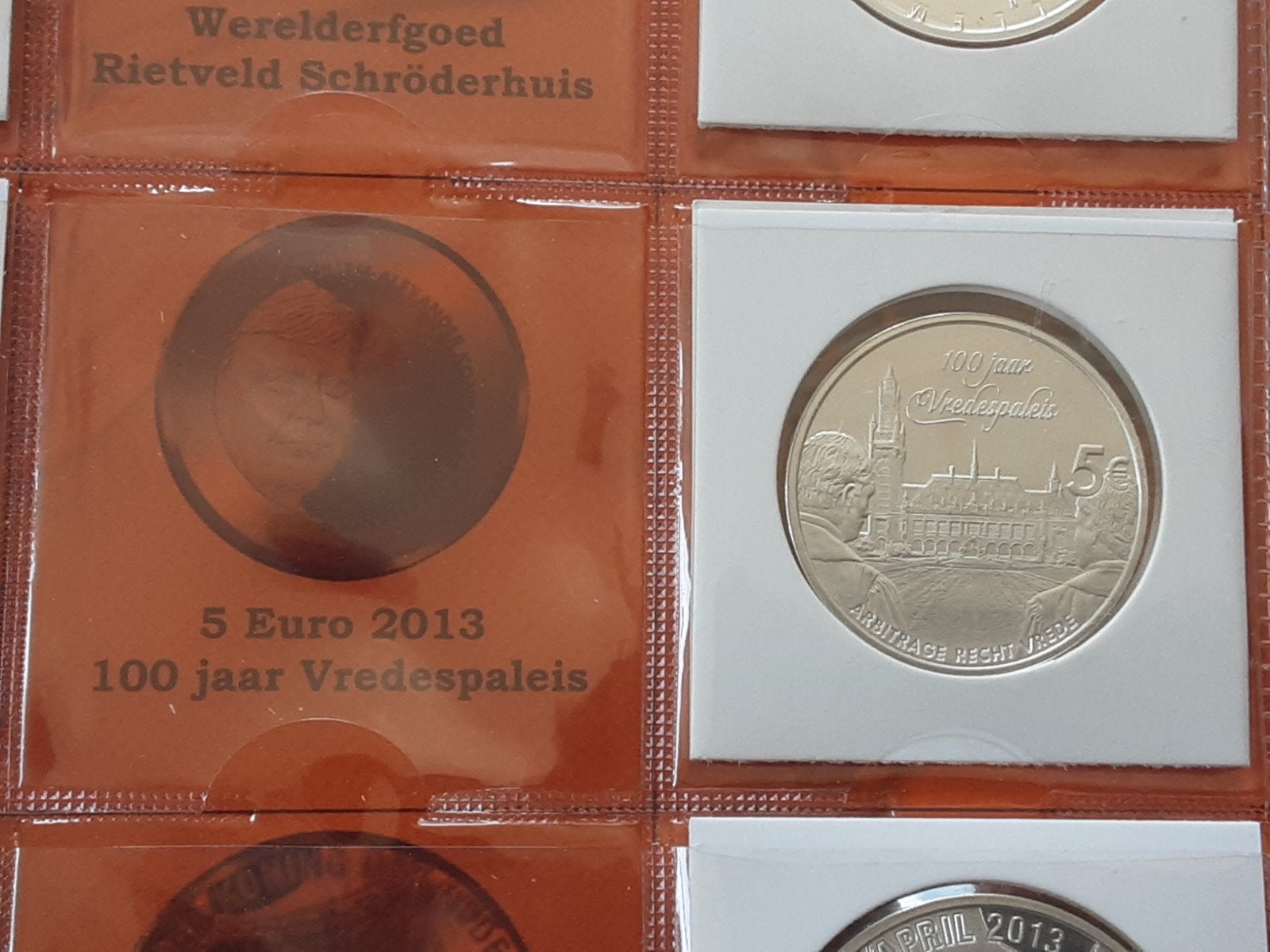 5 euro 2013 vredespaleis Zilver, Zilver, Overige landen, Ophalen of Verzenden, 5 euro