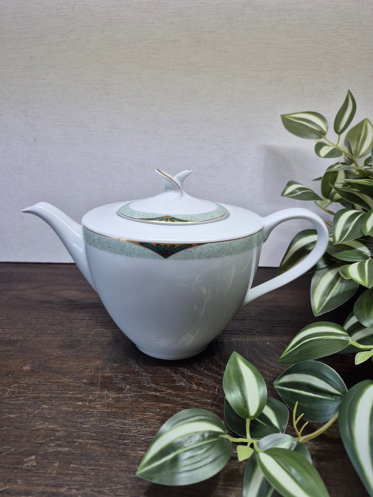 Vintage porseleinen theepot van Scherzer, Antiek en Kunst, Ophalen of Verzenden
