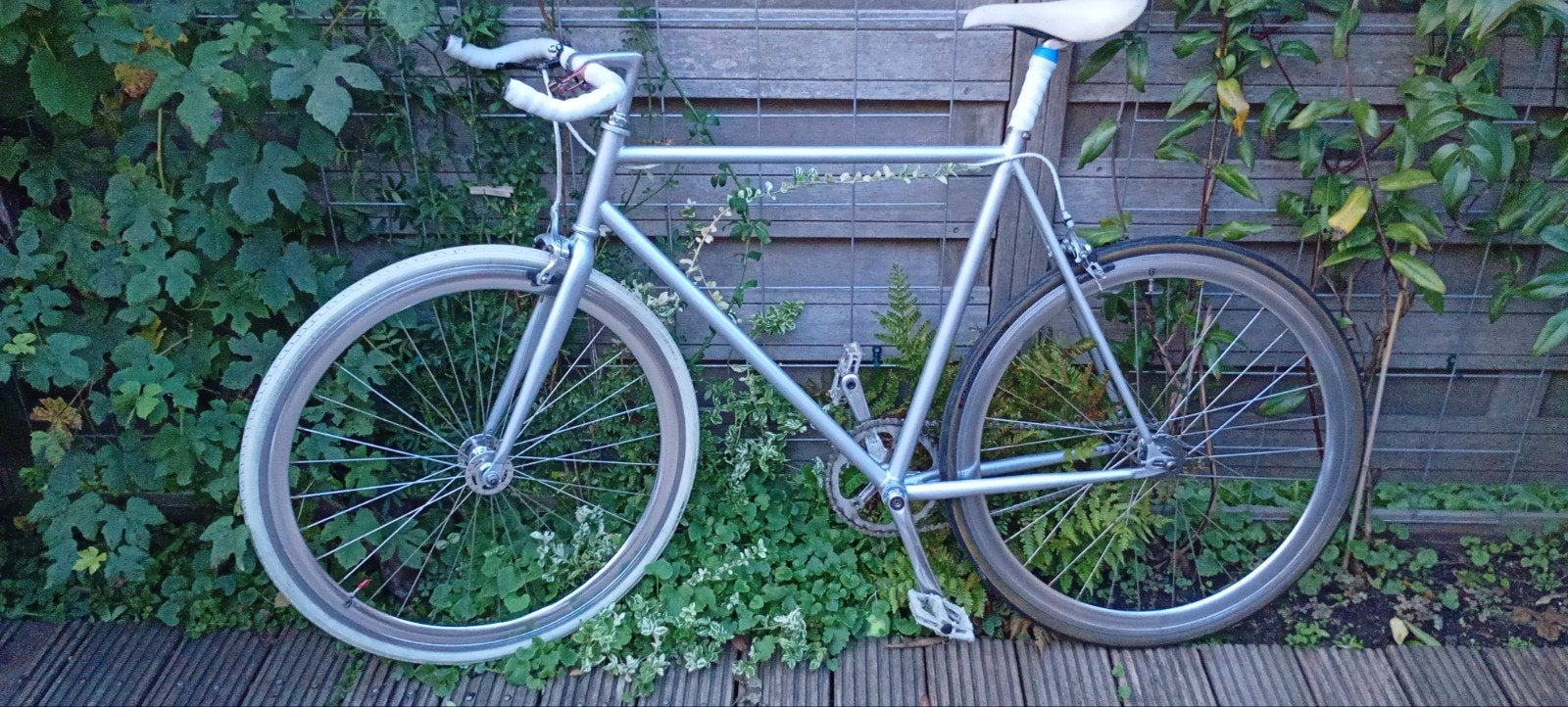 Fixie custom Foffa UK frame org. 60cm/28", Gebruikt, Velgrem, 57 tot 61 cm, Ophalen