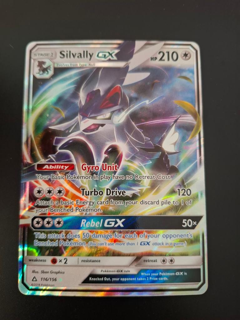 Silvally GX #116 Pokemon Ultra Prism 116 156, Ophalen of Verzenden, Zo goed als nieuw