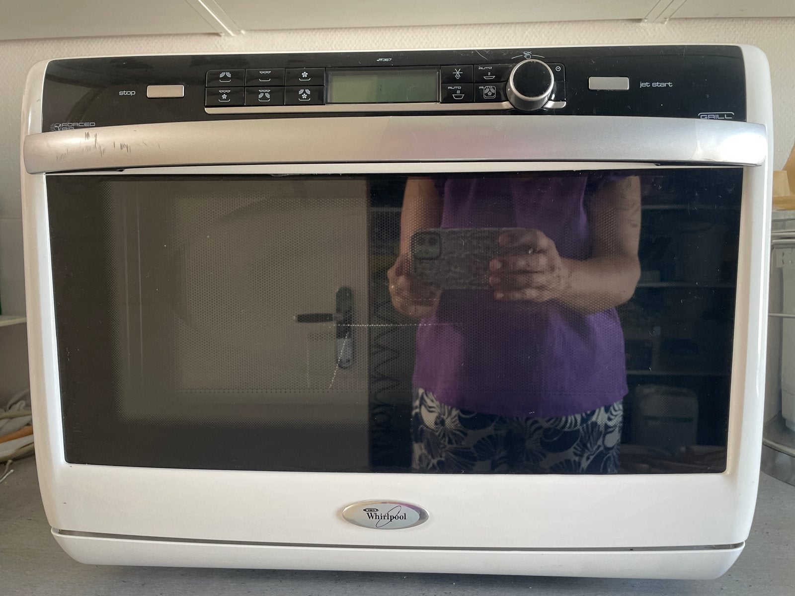 Whirlpool Combimagnetron JT367 -, Combimagnetron, Gebruikt, 60 cm of meer, Grill