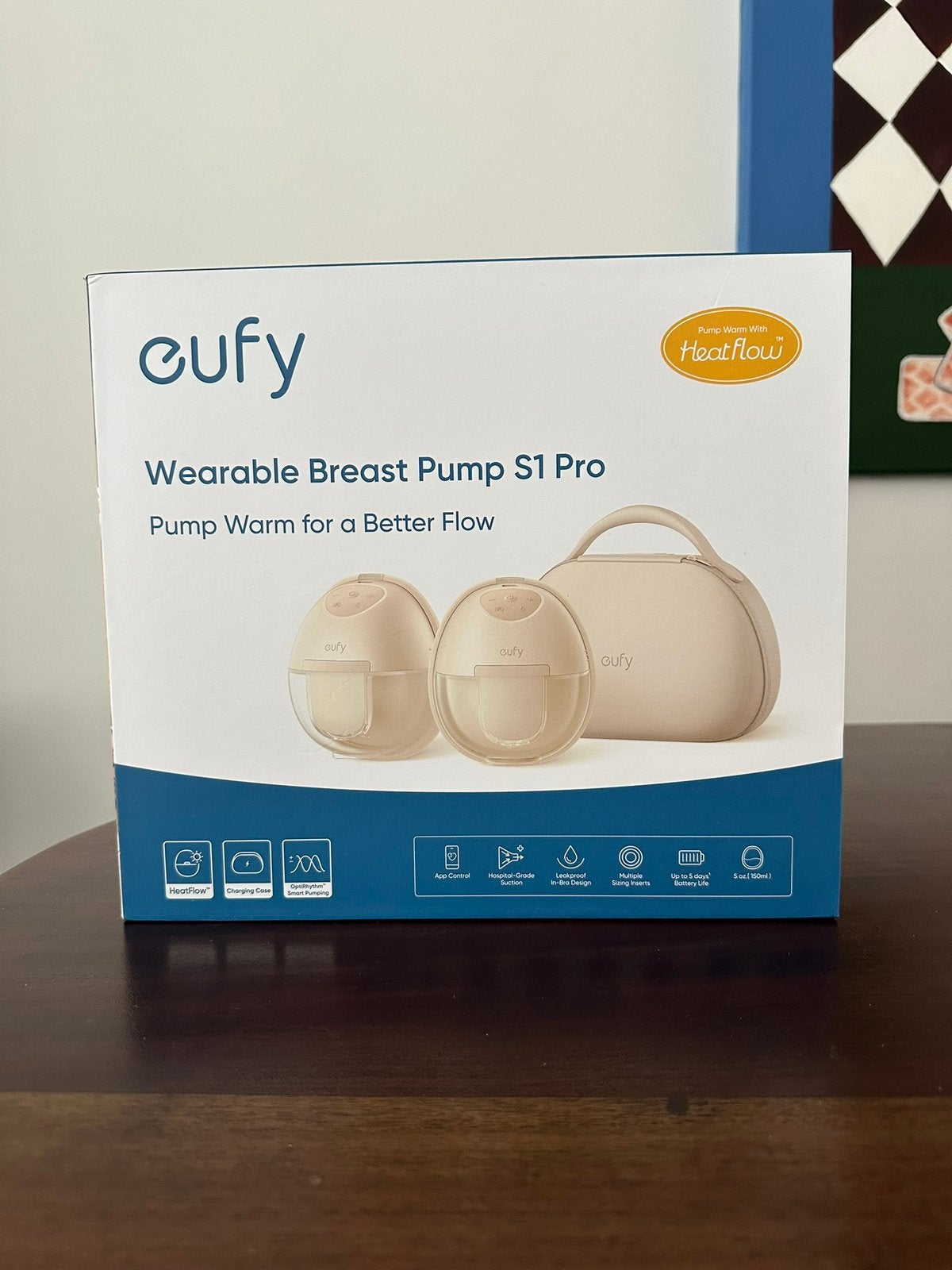 Eufy wearable breastpump S1 Pro, Kinderen en Baby's, Babyvoeding en Toebehoren, Ophalen of Verzenden, Zo goed als nieuw, Overige typen