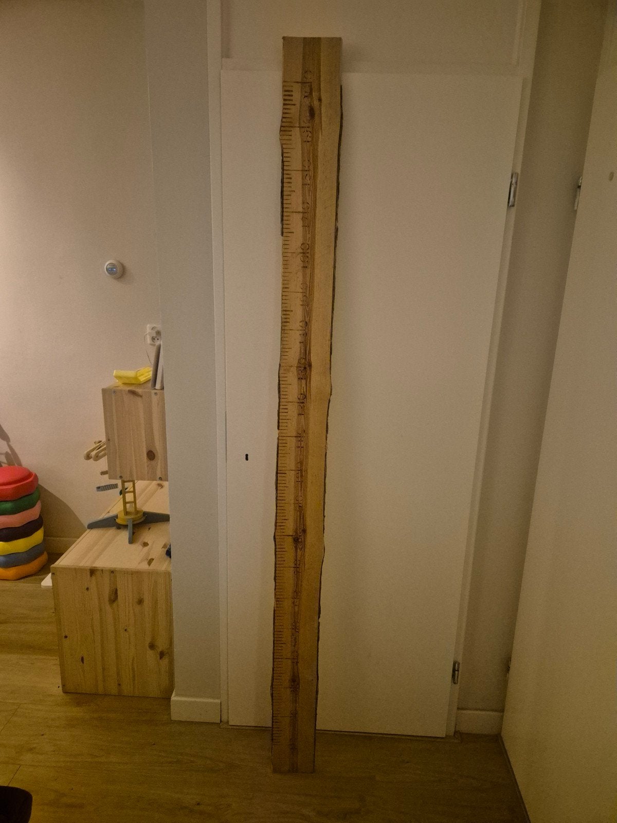 Houten groeimeter voor kinderen - Handgemaakt, Ophalen, Overige merken, Handgemaakt, Bruin