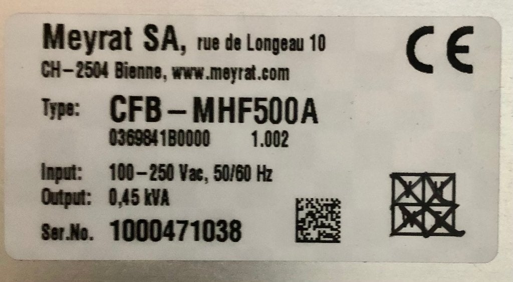 MEYRAT - Frequentieregelaar - CFB-MHF500A, Ophalen of Verzenden, Nieuw