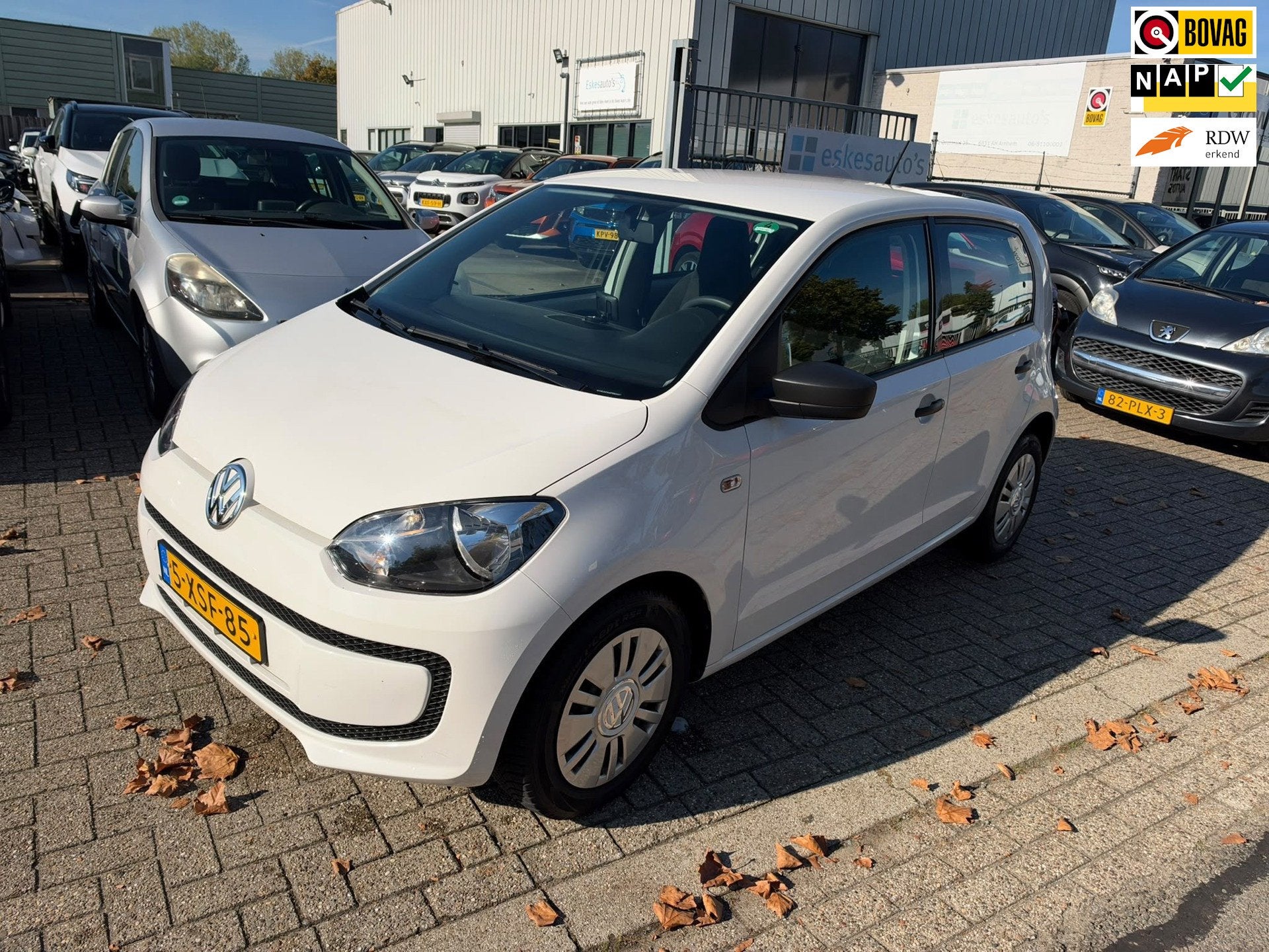 Volkswagen Up! 1.0 take up! BlueMotion, Navi, Airco, NAP, 1s, Auto's, Stof, Up!, CNG (Aardgas), 4 stoelen