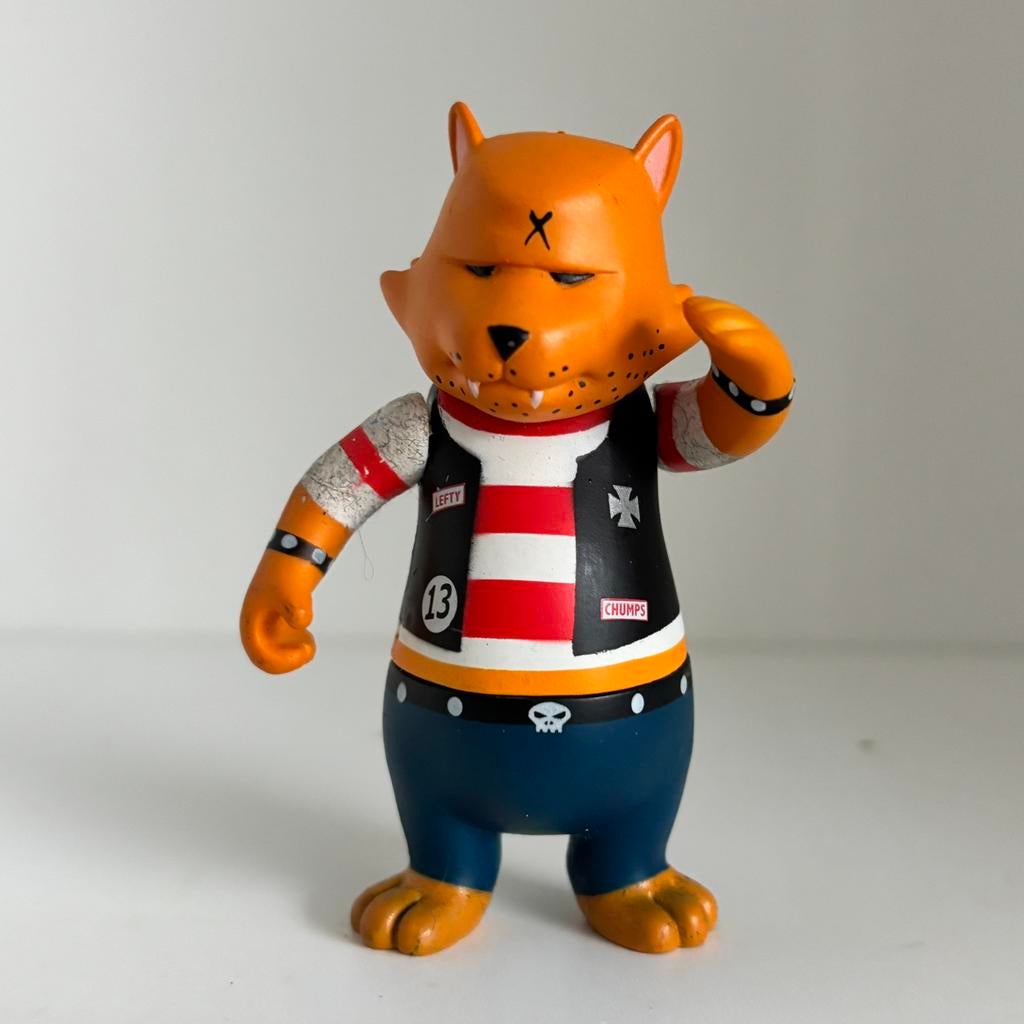 Designer Toys Kidrobot Frank Kozik Lefty the Enforcer, Ophalen of Verzenden, Gebruikt