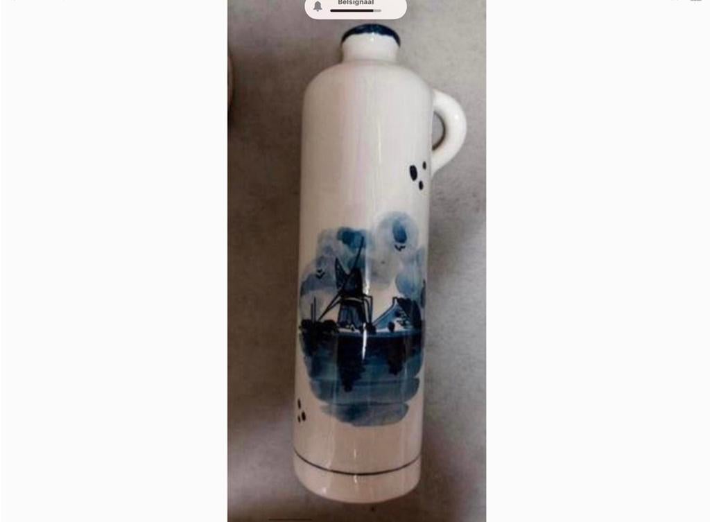 Klein Jenever Kruikje 🌺 Delftsblauw, Ophalen of Verzenden