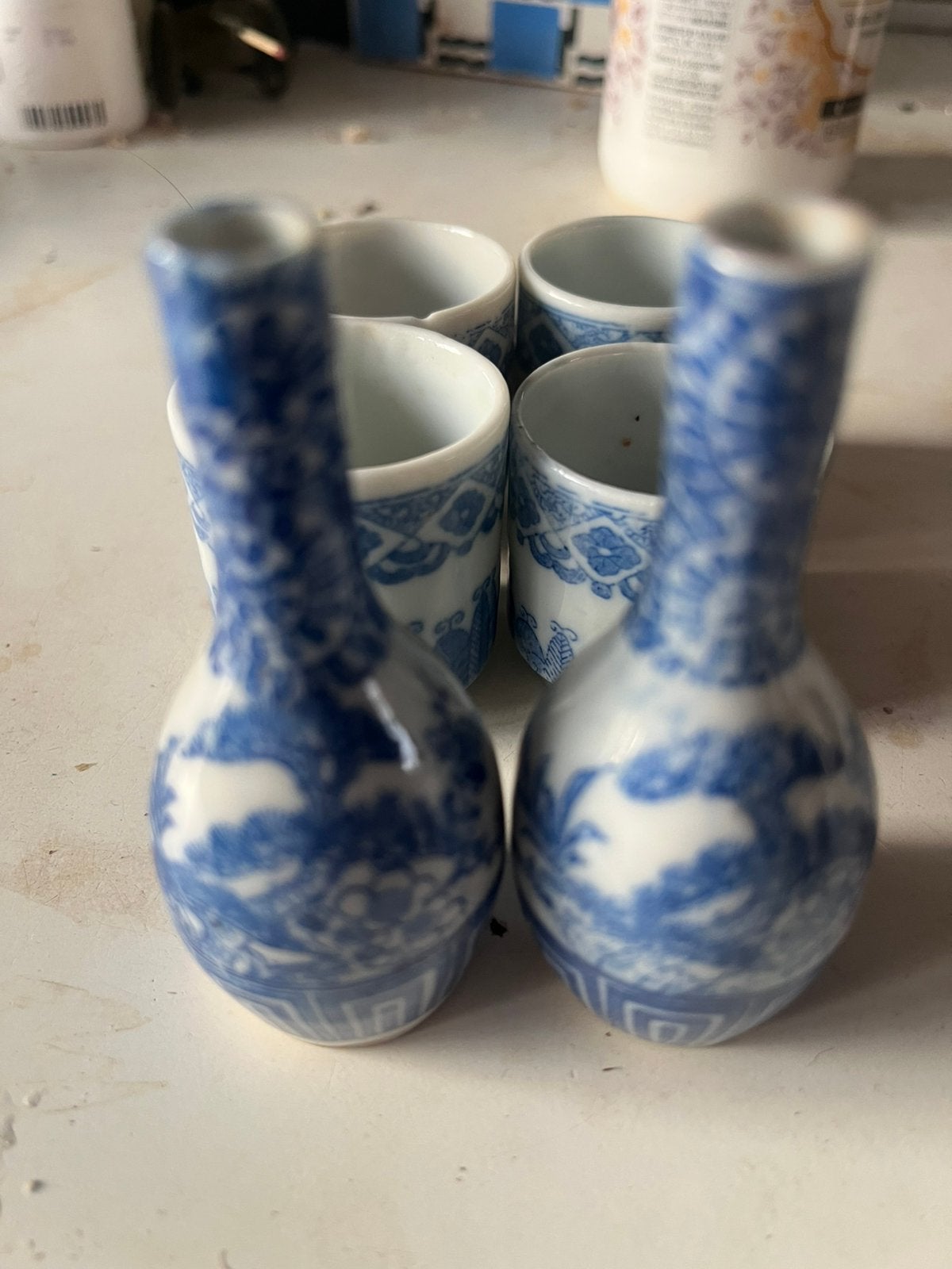 Miniatuur imari saké set, Ophalen of Verzenden