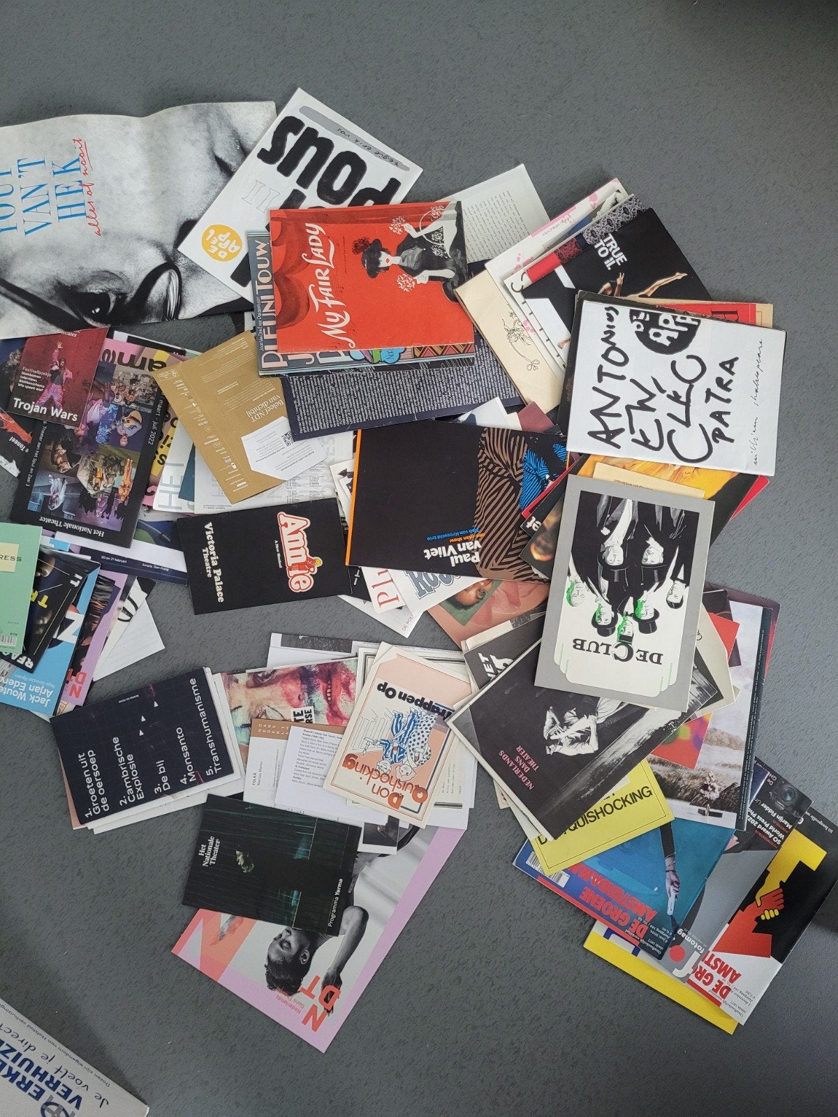 Diverse collectie theater- en musicalprogramma's, Ophalen, Gelezen, Diverse auteurs, Catalogus