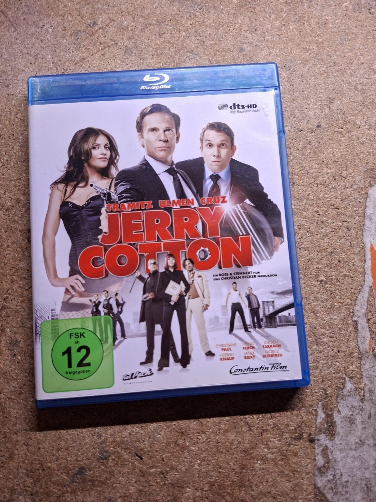 Jerry Cotton Blu-ray - Actie/Misdaadfilm FSK 12, Gebruikt, Film, Actie, Ophalen of Verzenden