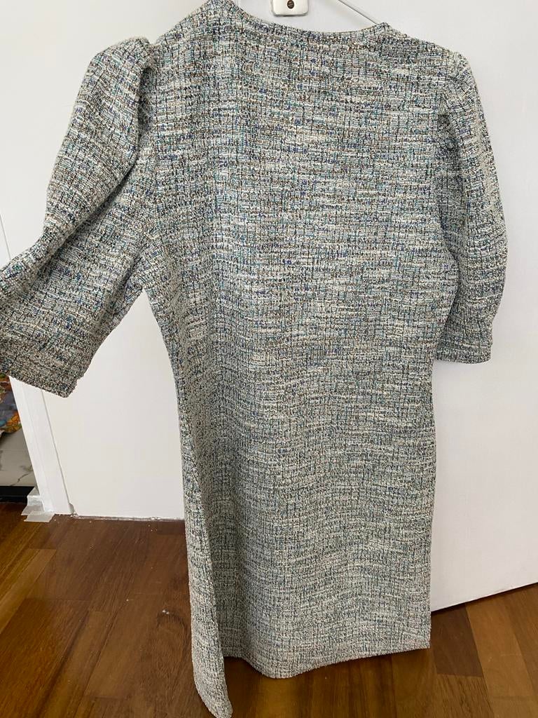 Most Wanted Bouclé Jurk Mint - Maat L, Maat 42/44 (L), Nieuw, Ophalen of Verzenden, Knielengte