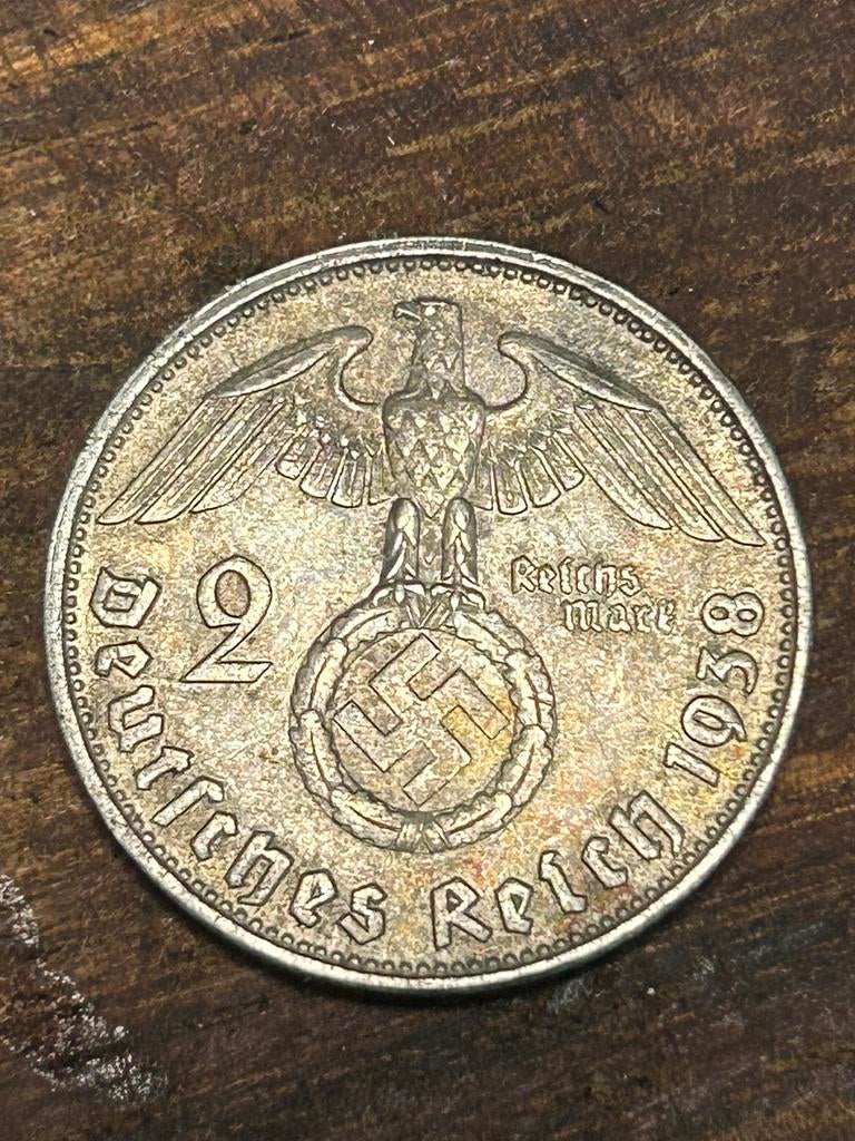 2 reichsmark 1938B Duitsland, Verzenden