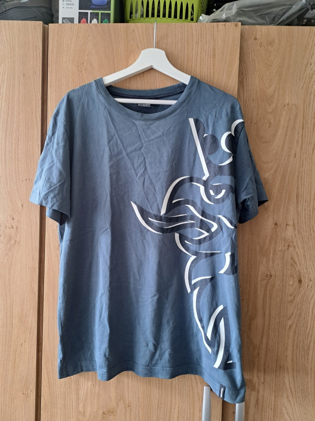 super mooie scania T-shirt maat xl, Ophalen of Verzenden, Zo goed als nieuw, Maat 56/58 (XL), Blauw