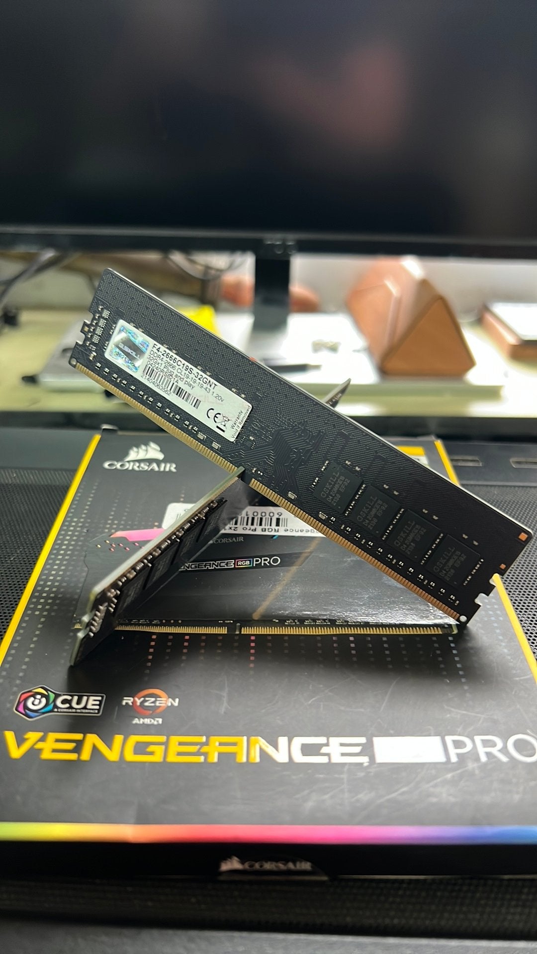 G.Skill DDR4 64GB (2x32GB) 2666MHz voor Server of game pc, Computers en Software, Gebruikt, DDR4, Ophalen of Verzenden, Desktop