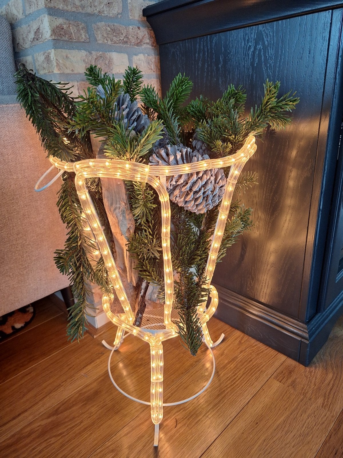 Sfeervolle Vuurkorf met Verlichting, Ophalen of Verzenden, Vuurkorf