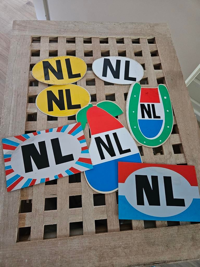 NL stickers, Ophalen of Verzenden, Zo goed als nieuw