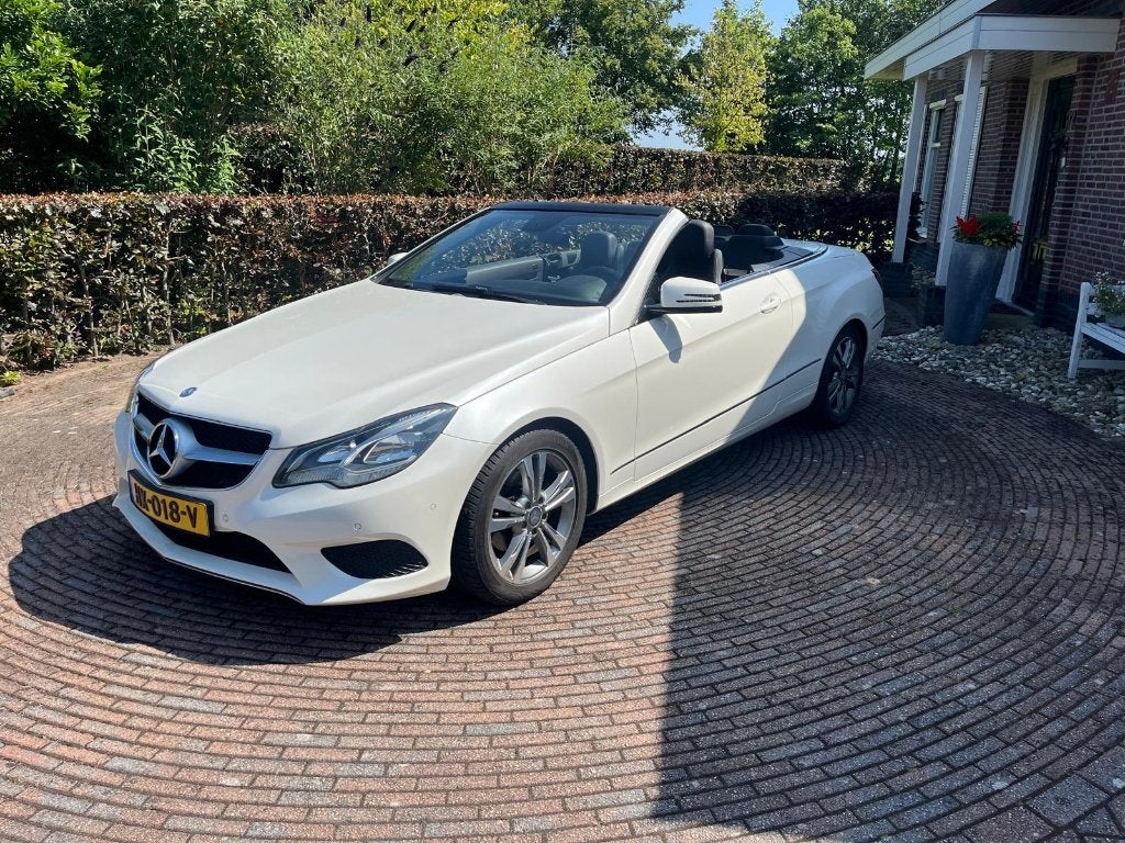 Mercedes-Benz E-Klasse E200 cabriolet 2015 Wit, Auto's, Mercedes-Benz, Particulier, E-Klasse, ABS, Adaptieve lichten, Adaptive Cruise Control