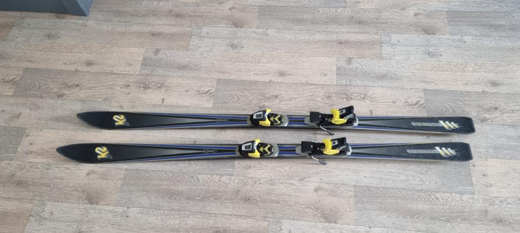 Gratis K2 Three ski's, Sport en Fitness, Skiën en Langlaufen, Overige merken, 160 tot 180 cm, Gebruikt, Ophalen of Verzenden
