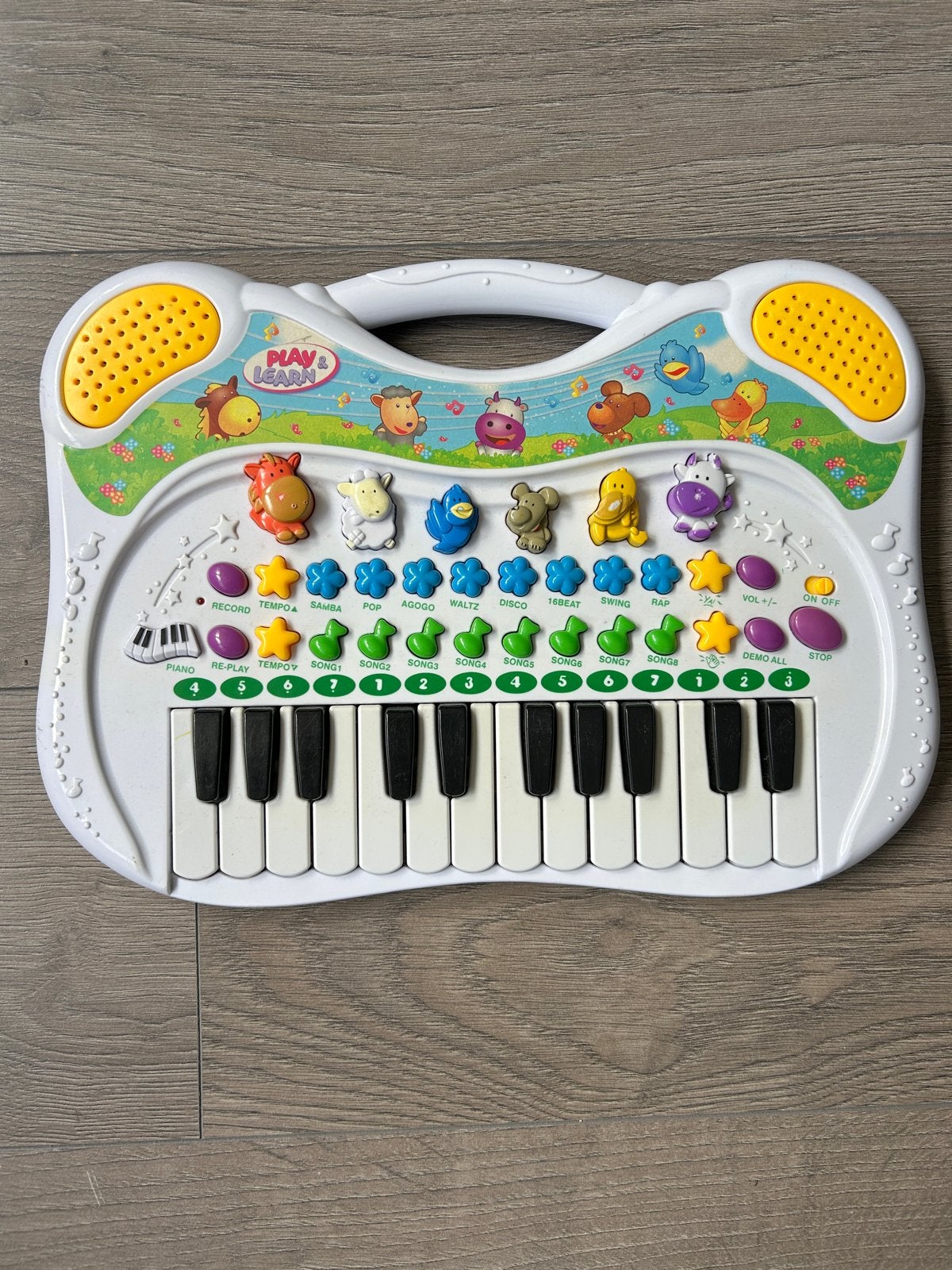 Play & Learn Baby Piano met Dieren en Geluiden, Ophalen, Gebruikt, Overige typen, Met geluid