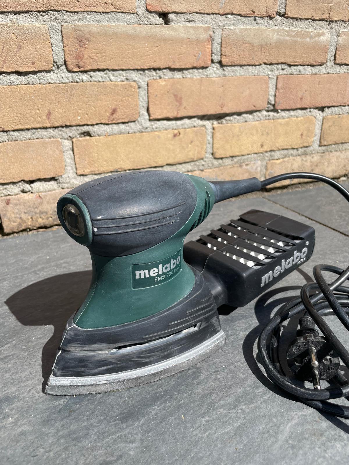 Metabo Intec FMS200 Sander – Good Working Condition, Ophalen, Zo goed als nieuw, 1200 watt of meer, Overige typen