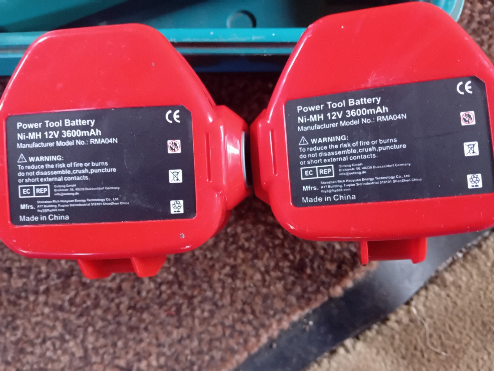 Power Tool Accu Ni-MH 12V 3600mAh RMA04N, Ophalen, Nieuw