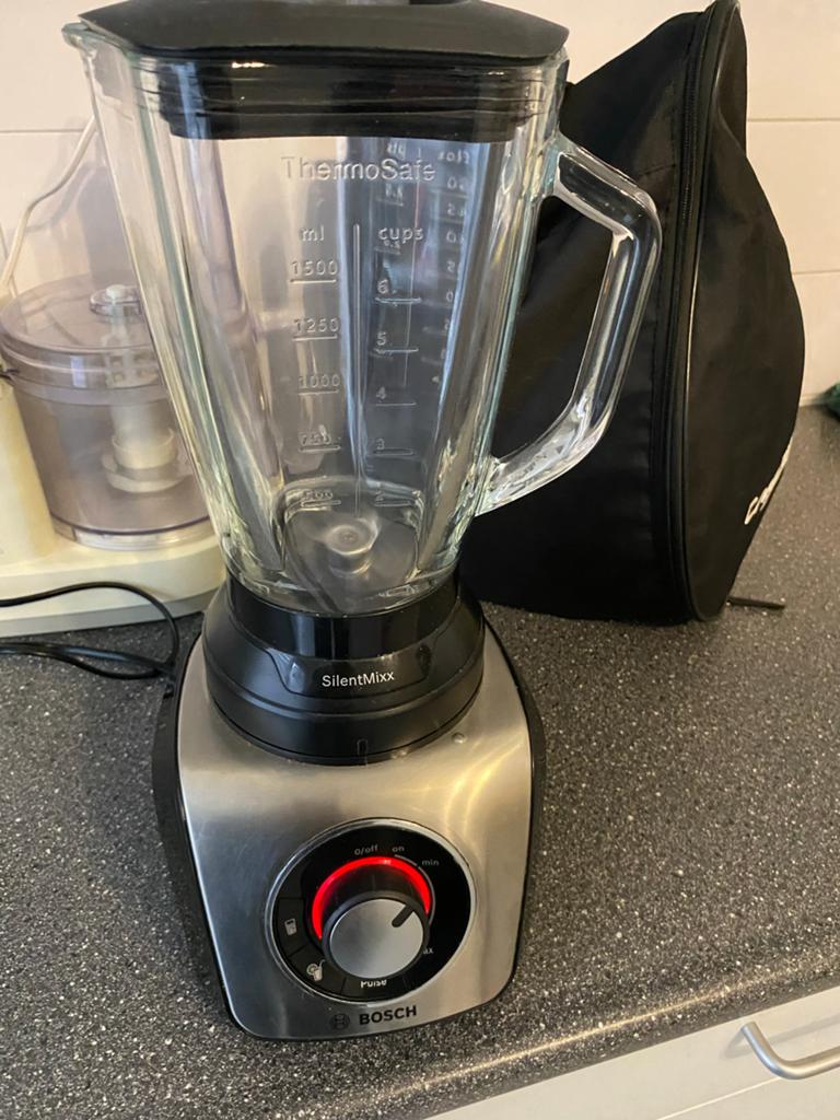 Bosch SilentMixx Blender - Krachtige en Stille Keukenmixer, Ophalen of Verzenden, Gebruikt, Blender