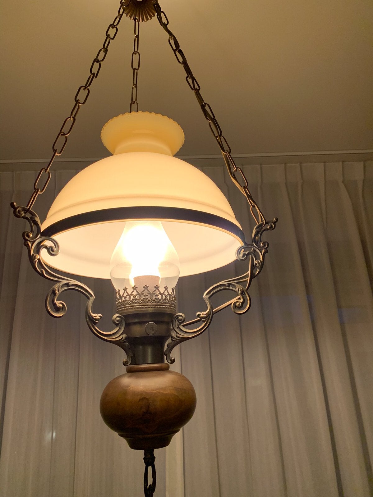 Hanglamp, Ophalen