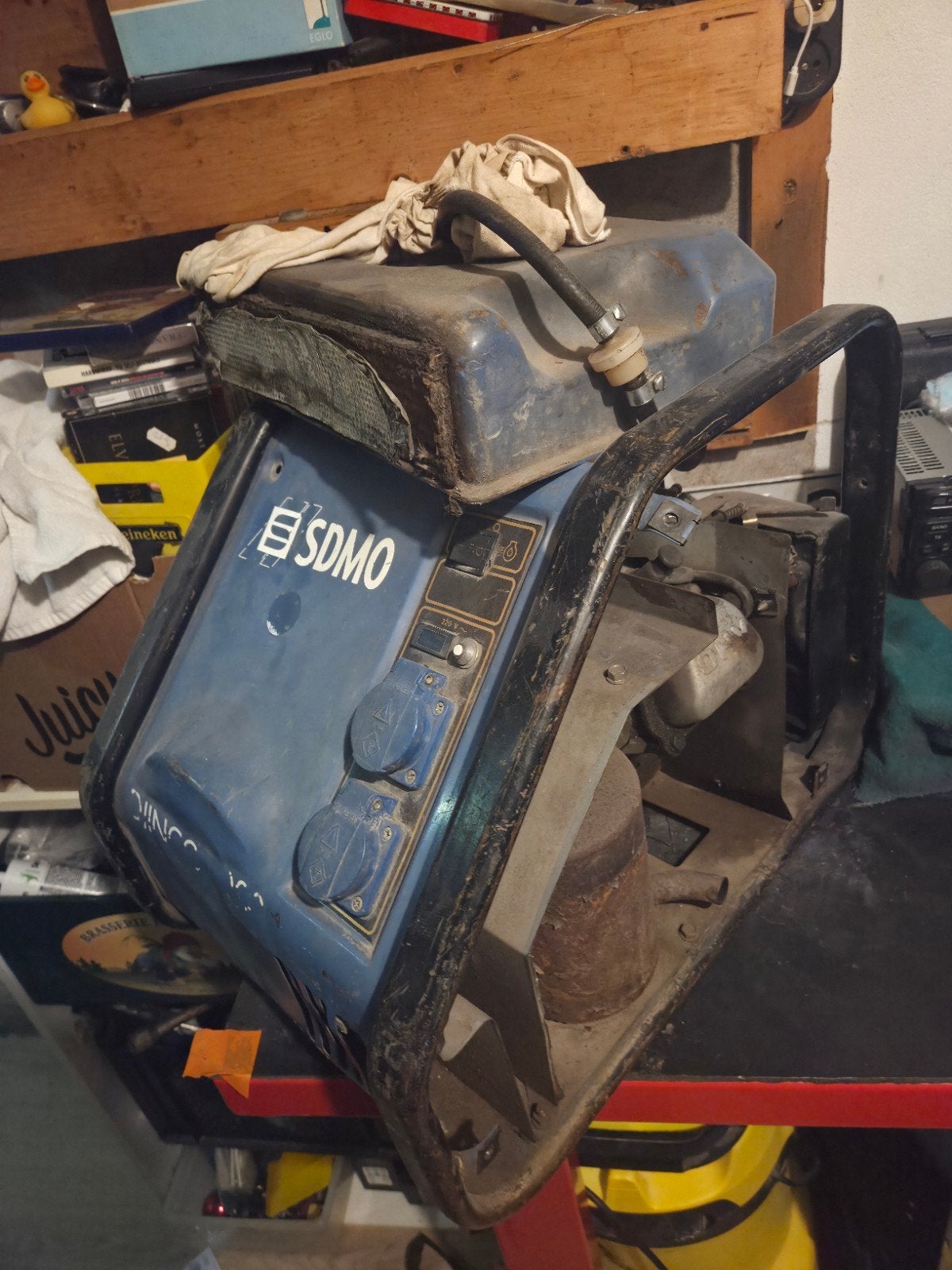 SDMO Djingo 2000 Generator  Opknapper met Briggs & Stratton, Ophalen of Verzenden, Gebruikt
