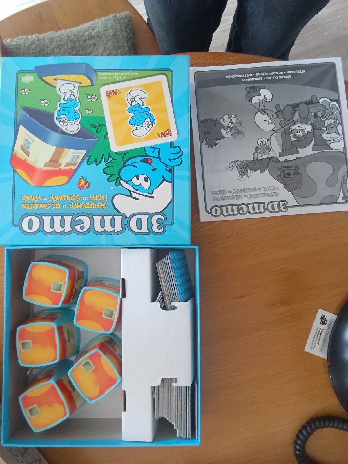 3D Memo Smurfen Geheugenspel - Zo goed als nieuw, Een of twee spelers, Ophalen of Verzenden, Zo goed als nieuw, Studio 100