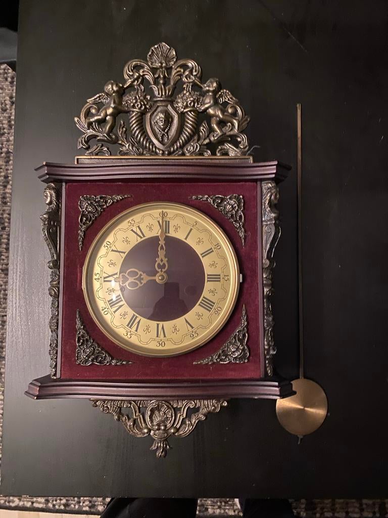 Antieke FHS Hangklok 241-080 met Slagwerk en Slinger, Antiek en Kunst, Antiek | Klokken, Ophalen