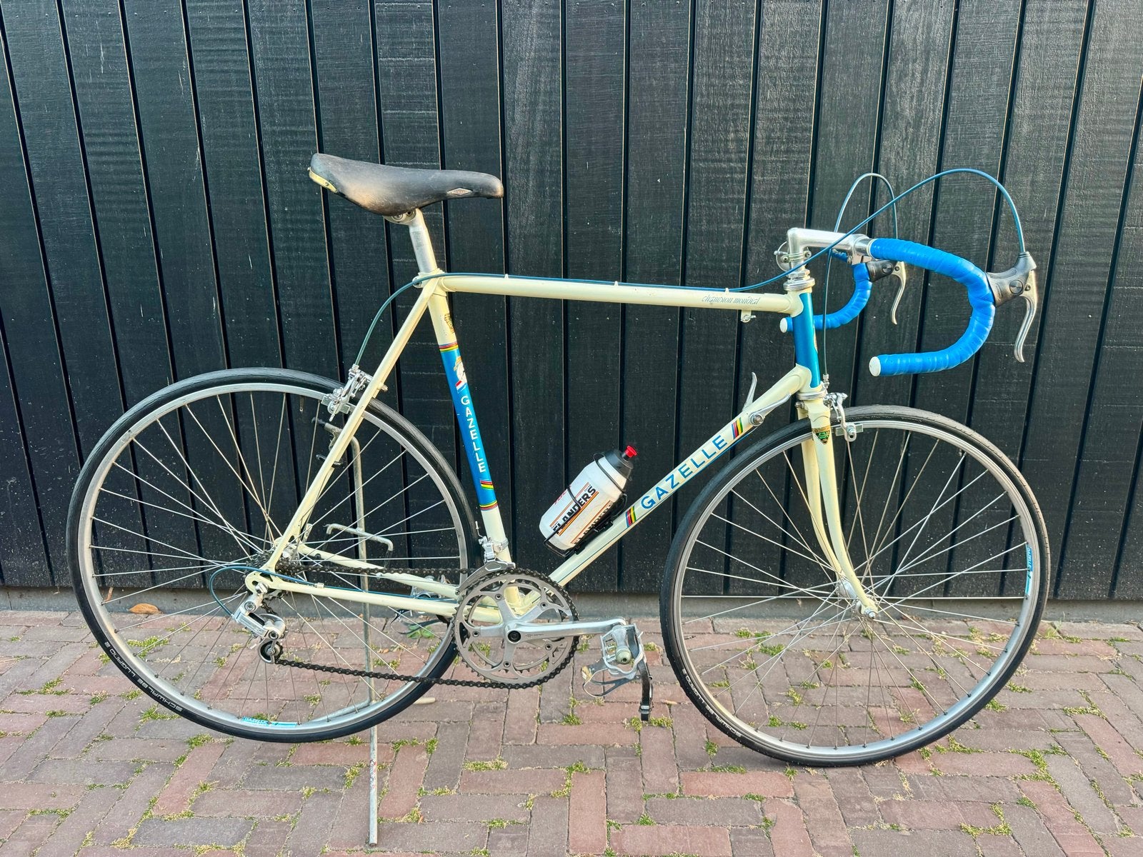 Gazelle Champion Mondial racefiets 1980 - Shimano Golden Arr, Ophalen, 28 inch, Gebruikt, Velgrem