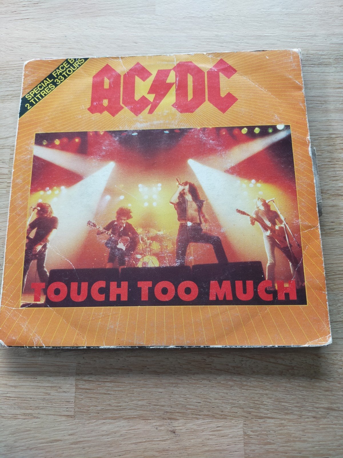 AC/DC , though too much, Ophalen of Verzenden, Zo goed als nieuw, Pop