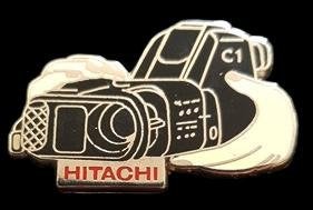 Hitachi fototoestel pin- emaille, Verzamelen, Verzenden, Nieuw, Merk, Speldje of Pin
