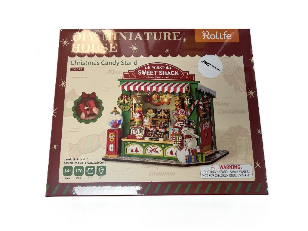 Robotime Christmas Candy Stand, Verzenden, Nieuw, Knutselwerk