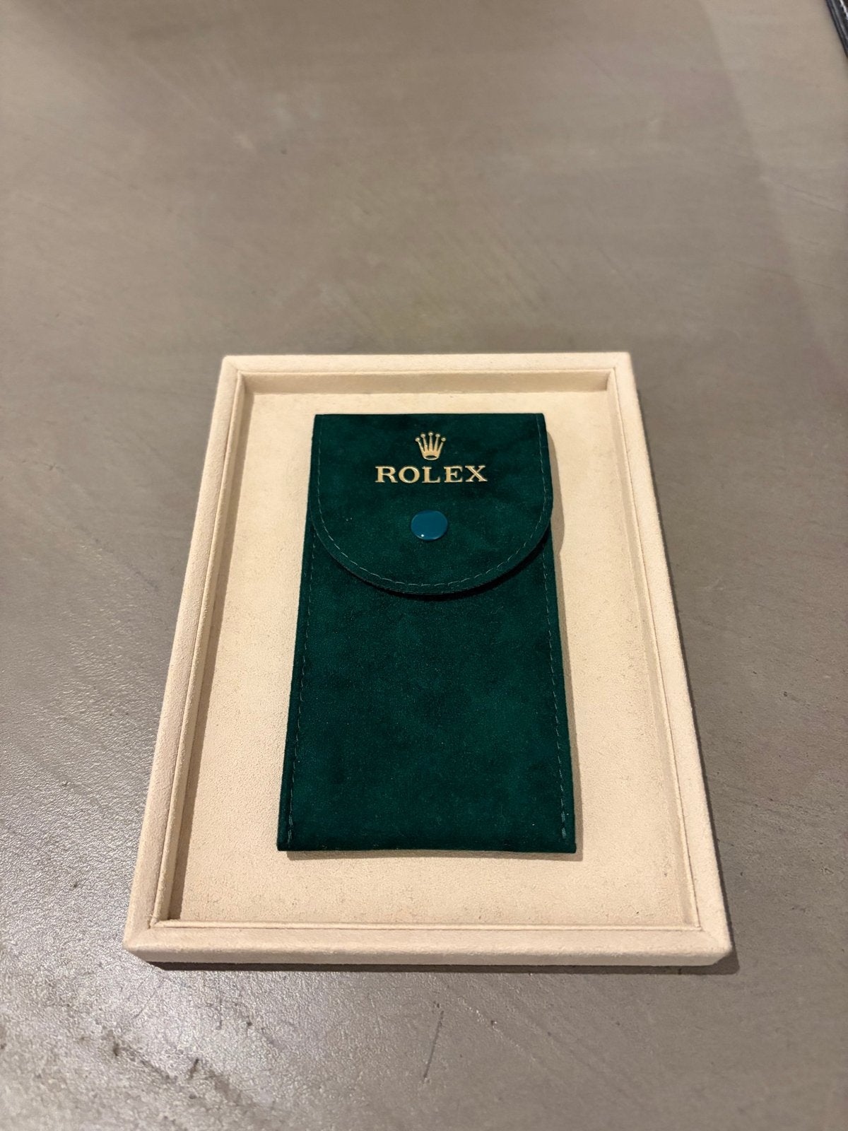 Rolex Service Pouch - Suède, Ophalen of Verzenden, Overige materialen, Overige merken
