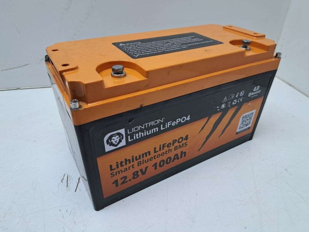 Liontron LifePO4 accu 12V 100Ah lithium smart BMS Bluetooth, Caravans en Kamperen, Niet ingevuld, Gebruikt, Niet ingevuld, Ophalen of Verzenden