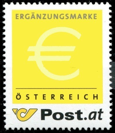 Oostenrijk 2002, bijplakzegel zonder waarde aanduiding., Verzenden, Postfris