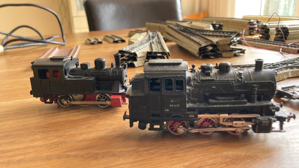 zolderschat: Märklin treinenset, Hobby en Vrije tijd, Modeltreinen | H0, Ophalen, Wisselstroom, Analoog, Märklin
