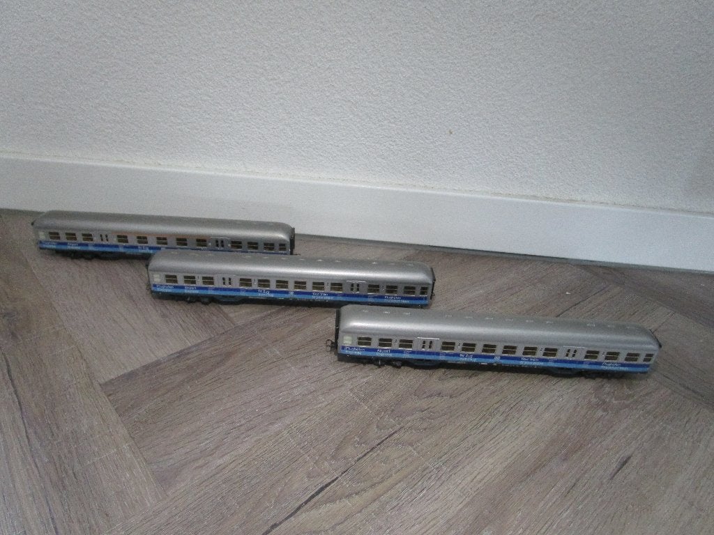 Marklin 43815 set personenwagens/rijtuigen "airport express", Hobby en Vrije tijd, Wisselstroom, Gebruikt, Wagon, Ophalen of Verzenden