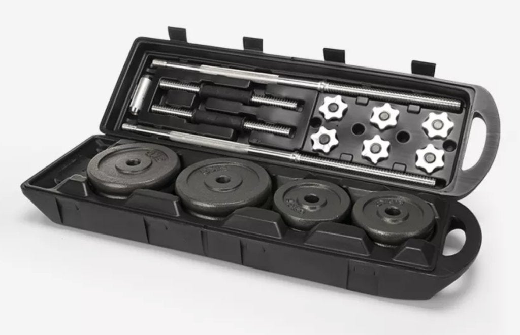 50 KG Gewichten Set met Koffer – €100 | PH Fitness, Ophalen, Benen, Zo goed als nieuw, Info@phfitness.nl