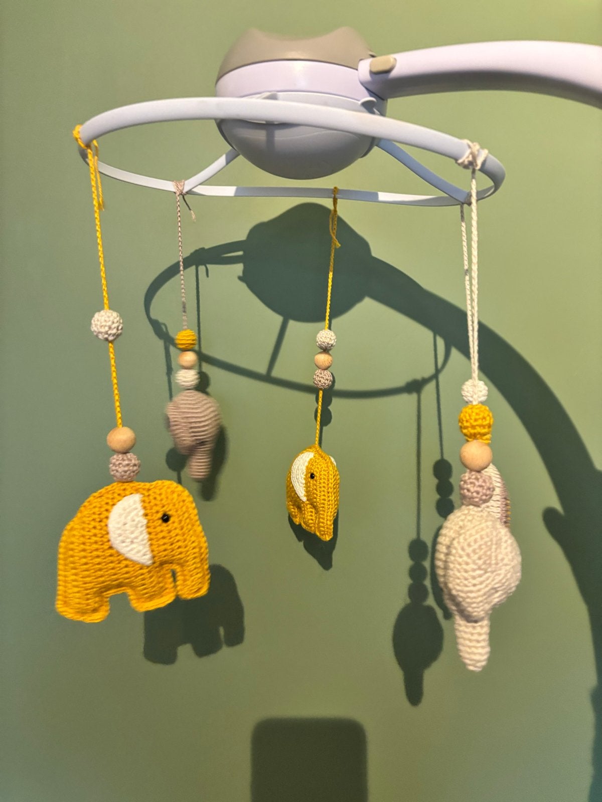Muzikale mobiel met projectie voor babybedje, Ophalen, Gebruikt, Ledikant