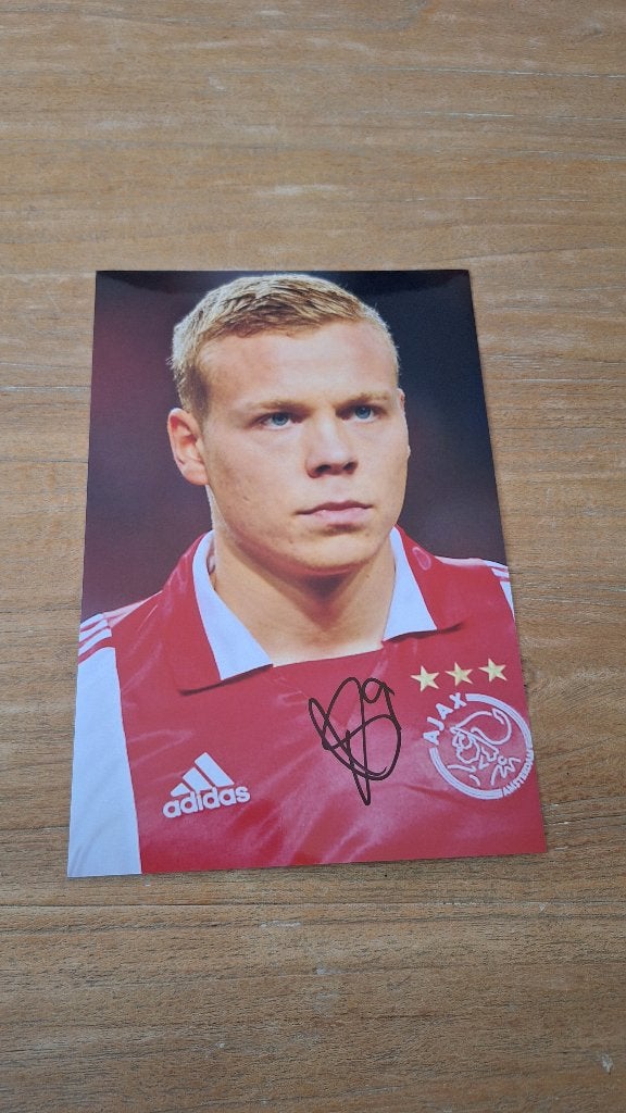 Foto 20x30cm met handtekening; Kolbeinn SIgthorsson # Ajax, Ophalen of Verzenden, Nieuw, Ajax, Overige typen