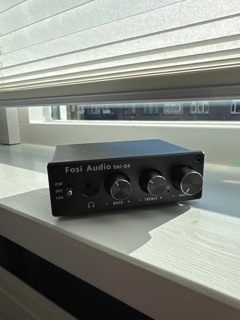 Fosi Audio DAC-Q4 Mini Stereo DAC Hoofdtelefoon Versterker, Audio, Tv en Foto, Ophalen, Zo goed als nieuw