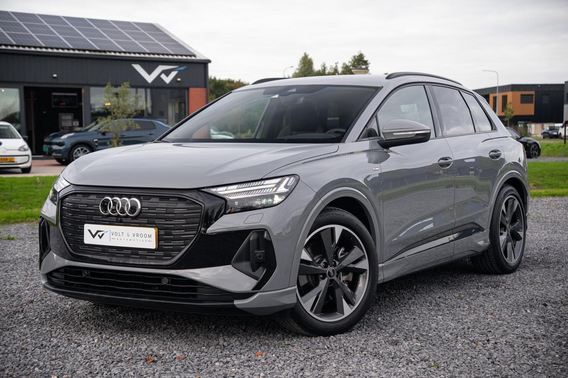 Audi Q4 e-tron 50 Quattro S-Line Competition 77 kWh|BTW|RS I, Auto's, Automaat, Dealer onderhouden, Zwart, Origineel Nederlands