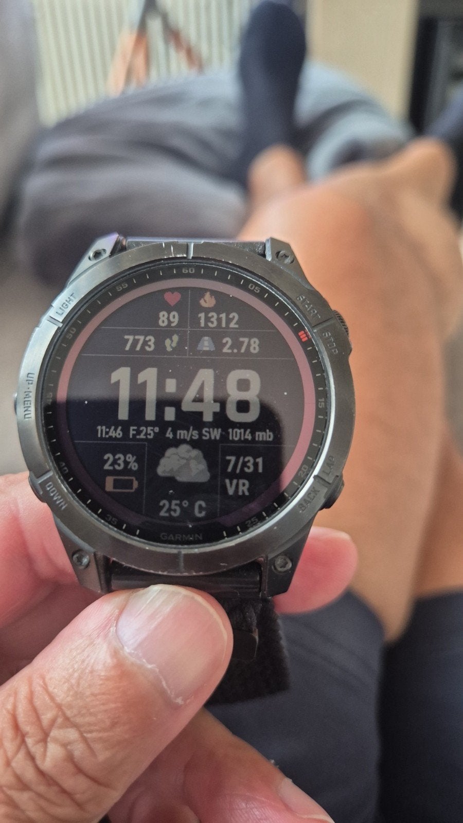 Garmin Fenix 7 Solar 47mm - Zo goed als nieuw, met garantie, Gebruikt, Zwart, Ophalen of Verzenden, Garmin fenix 7 solar