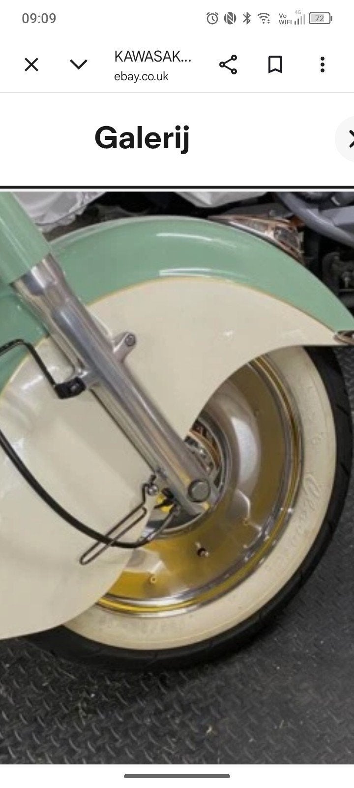 Kawasaki vn 800 spaakdekselset, Ophalen of Verzenden, Gebruikt